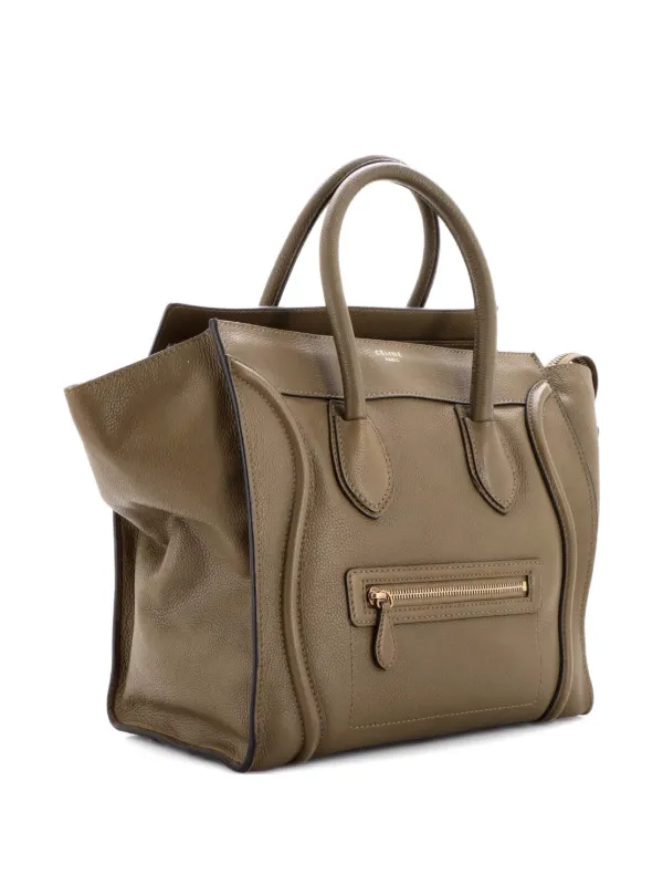 Celine Pre-Owned ラゲージ バッグ グレイニーレザー ミニ