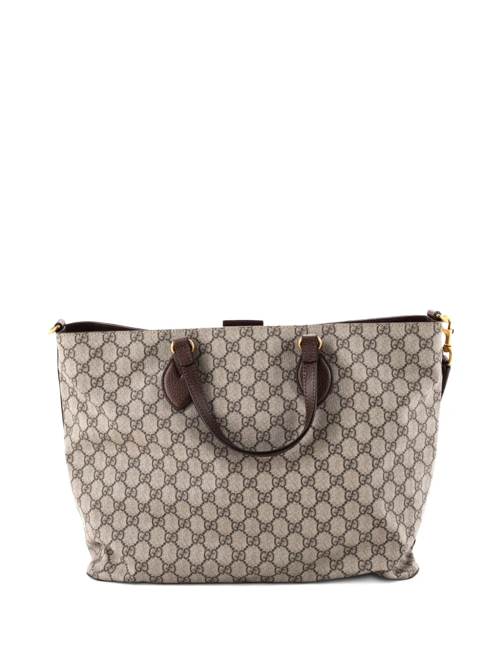Gucci Pre-Owned Courrier Convertible Soft Open GG Coated Canvas with Applique Large tote bag | Pre-Owned | Image 2
