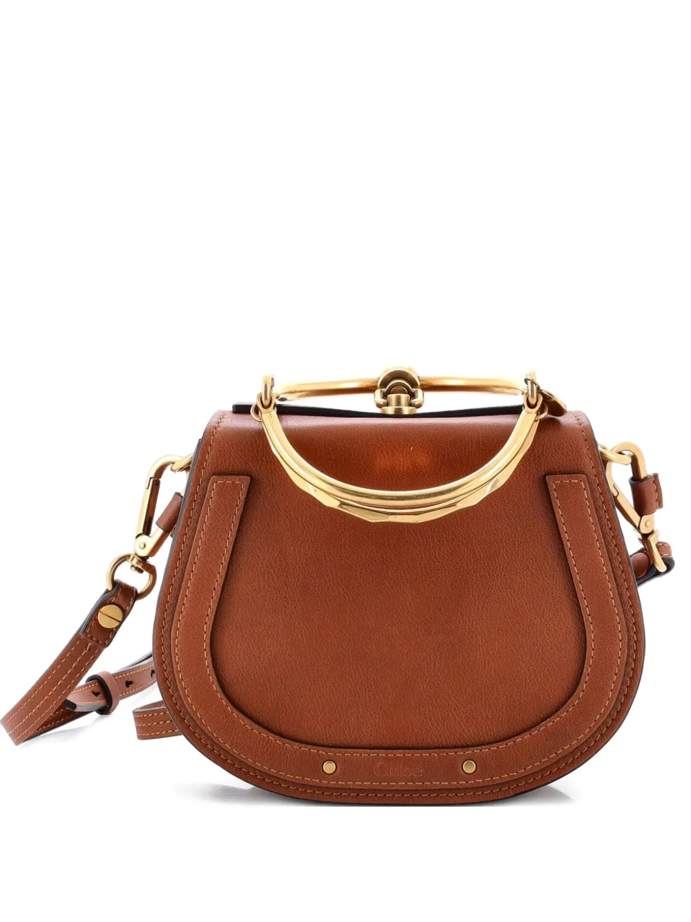 Chloé Pre-Owned Nile Leather Small crossbody bag - Brown