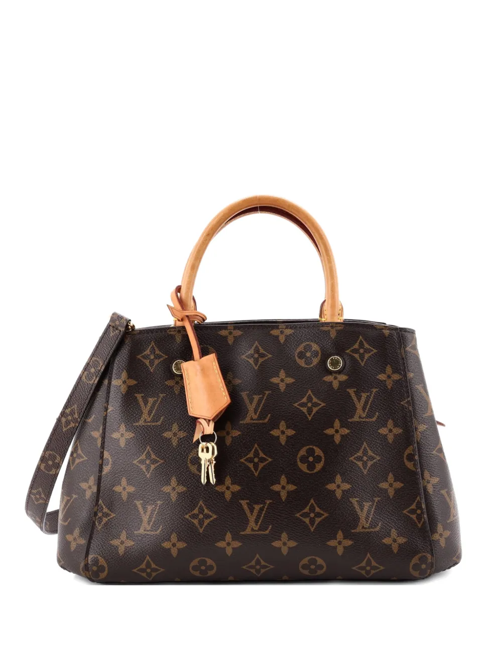 Louis Vuitton Pre-Owned Montaigne Handbag Monogram Canvas BB satchel - Marrone