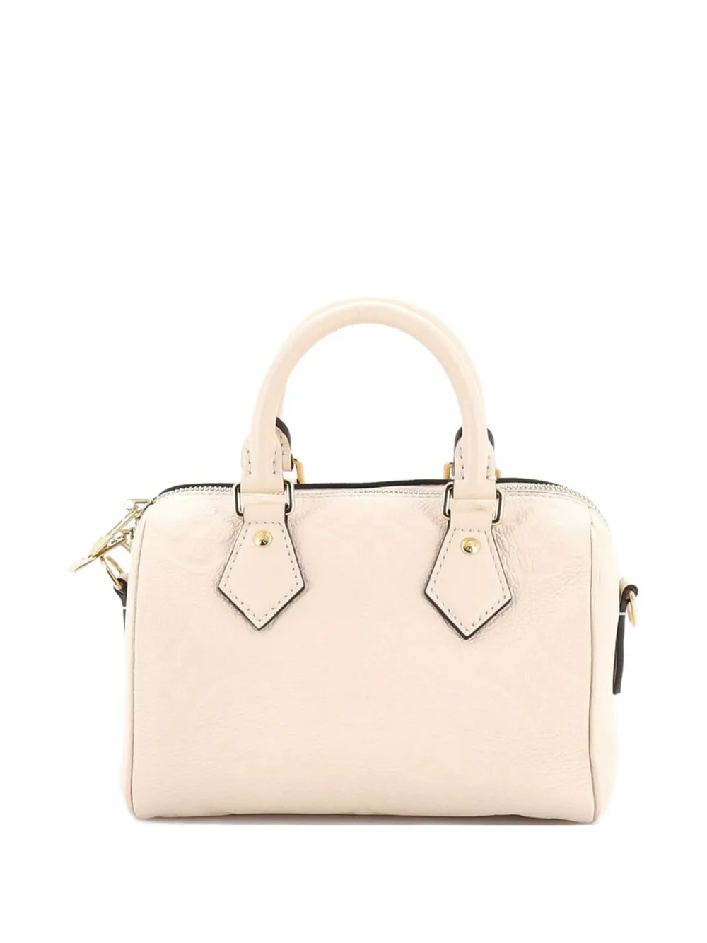 Pre-owned Louis Vuitton Speedy Bandouliere Bag Monogram Empreinte Giant 20 Crossbody Bag In Neutral