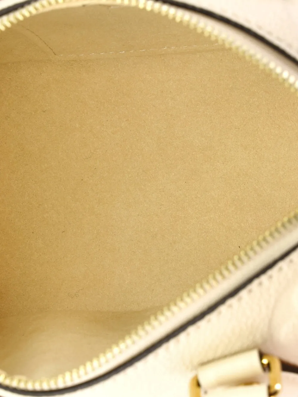 Pre-owned Louis Vuitton Speedy Bandouliere Bag Monogram Empreinte Giant 20 Crossbody Bag In Neutral