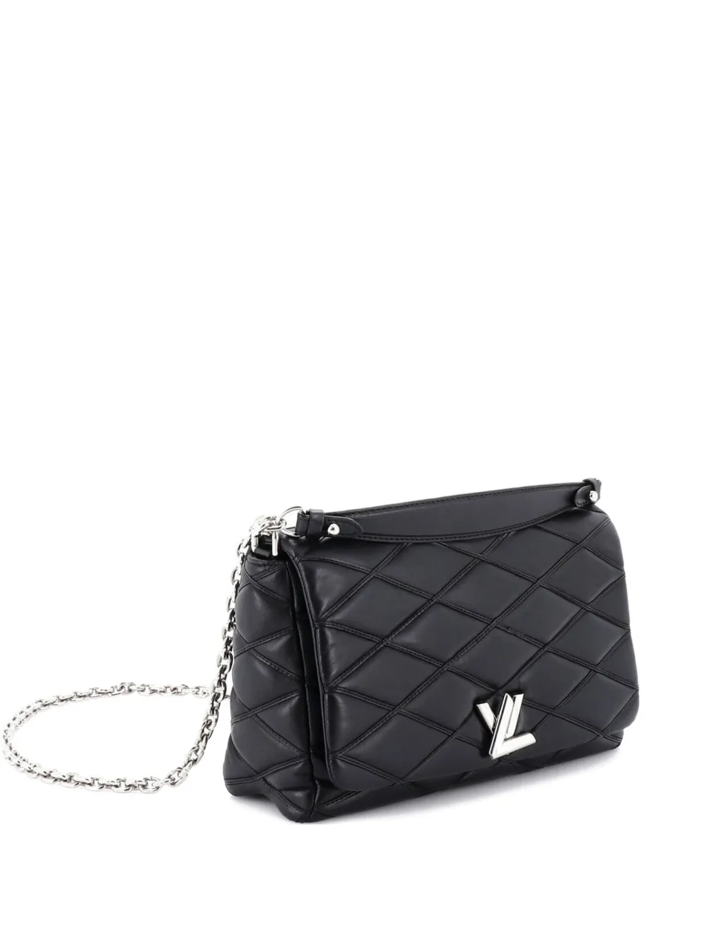 Louis Vuitton Pre-Owned GO-14 Handbag Malletage Leather MM shoulder bag - Nero