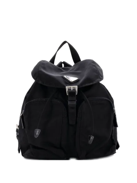 Prada Pre-Owned Double Front Pocket Tessuto Small backpack