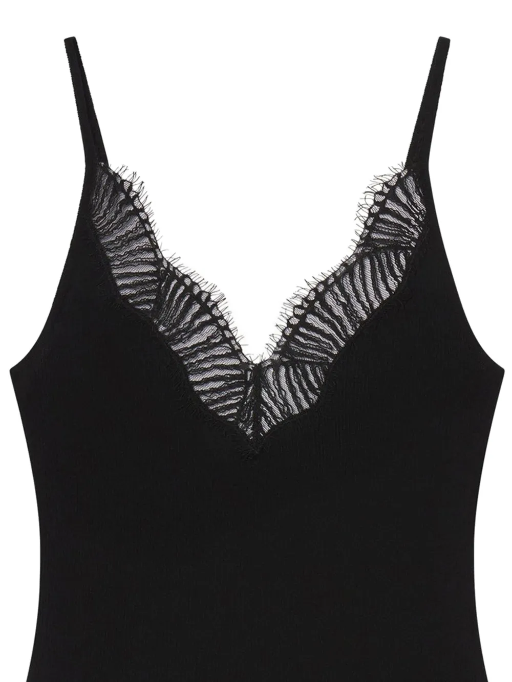  A.l.c. Alba Lace V-neck Top - Black 