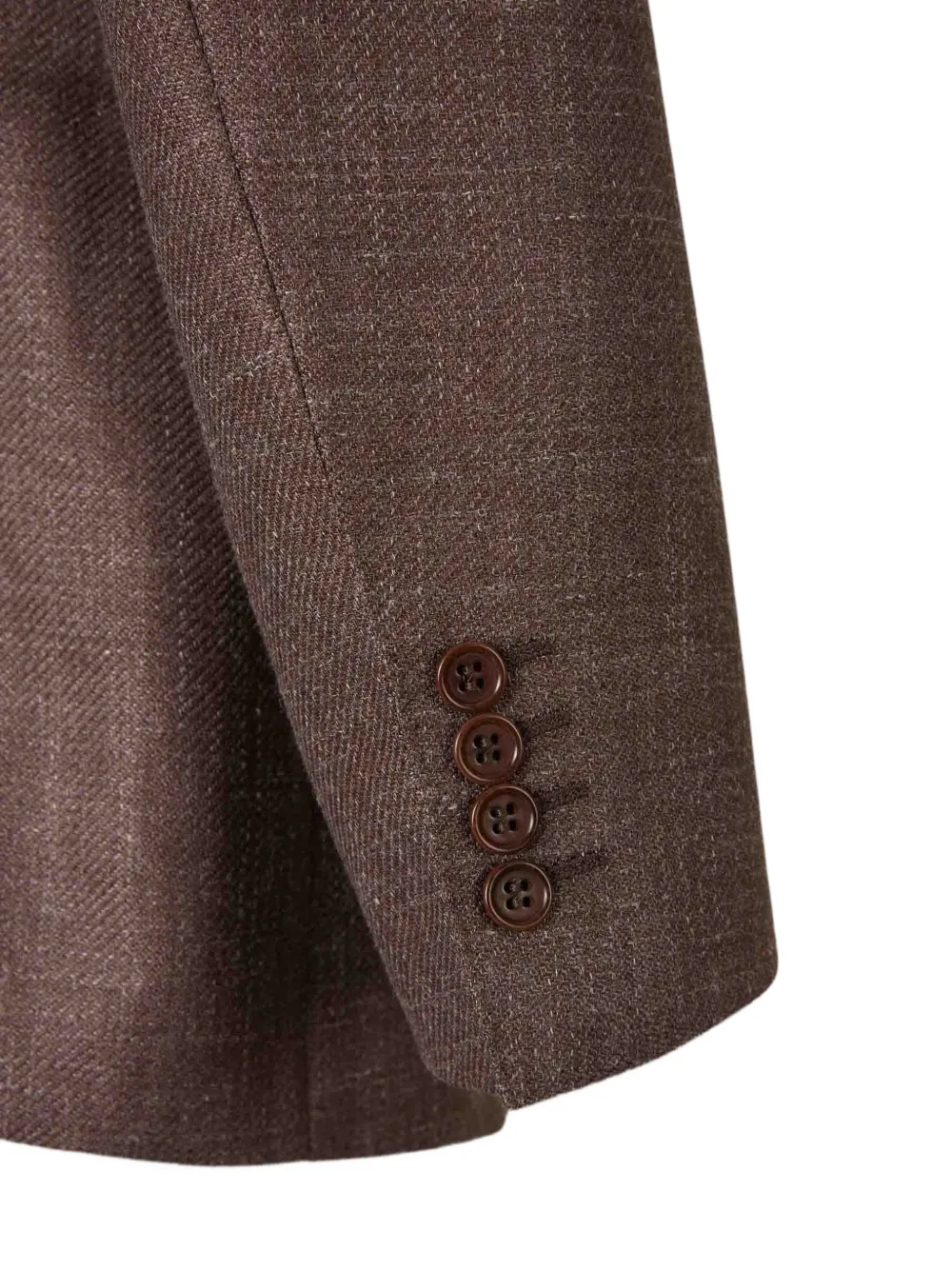 Canali Blazer met enkele rij knopen Bruin
