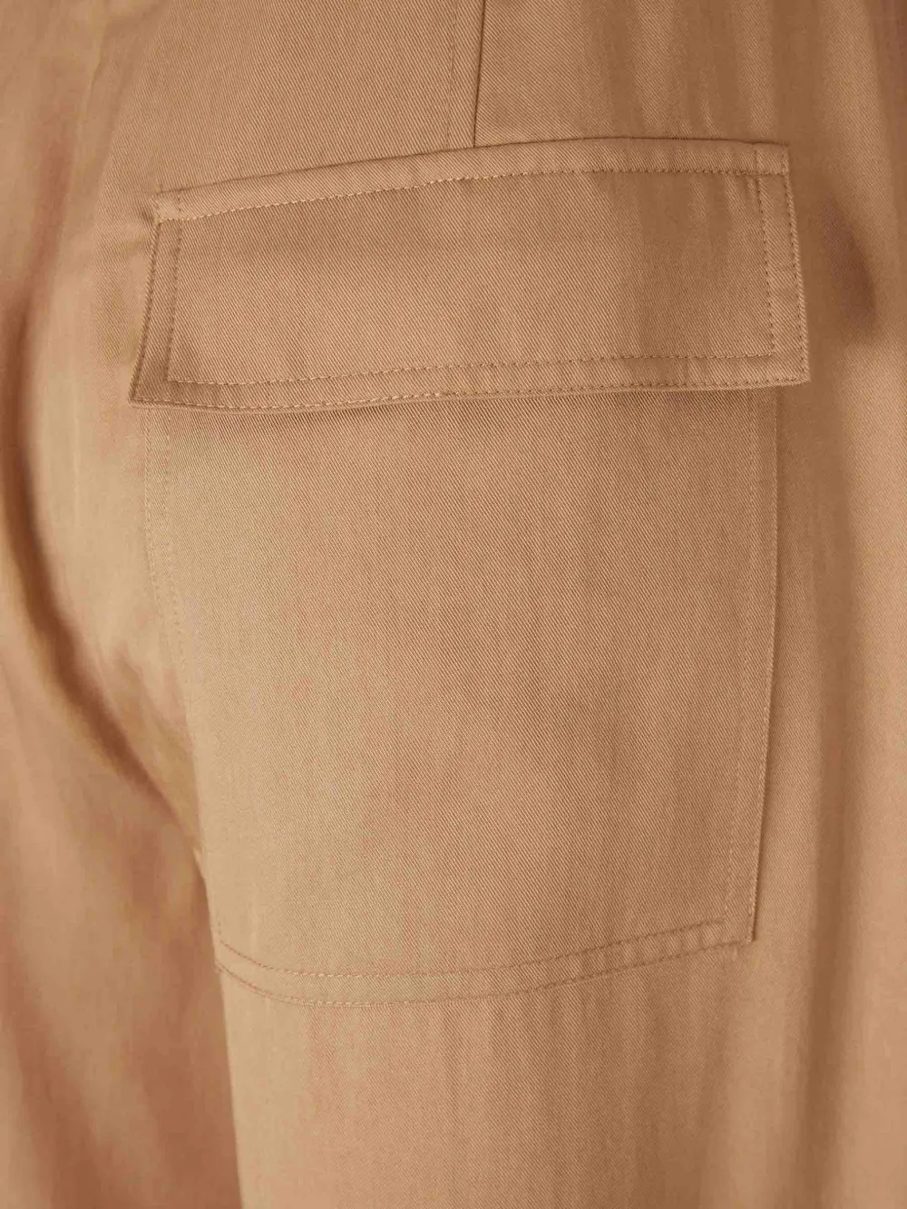 SIMKHAI Cargo broek met ceintuur Beige