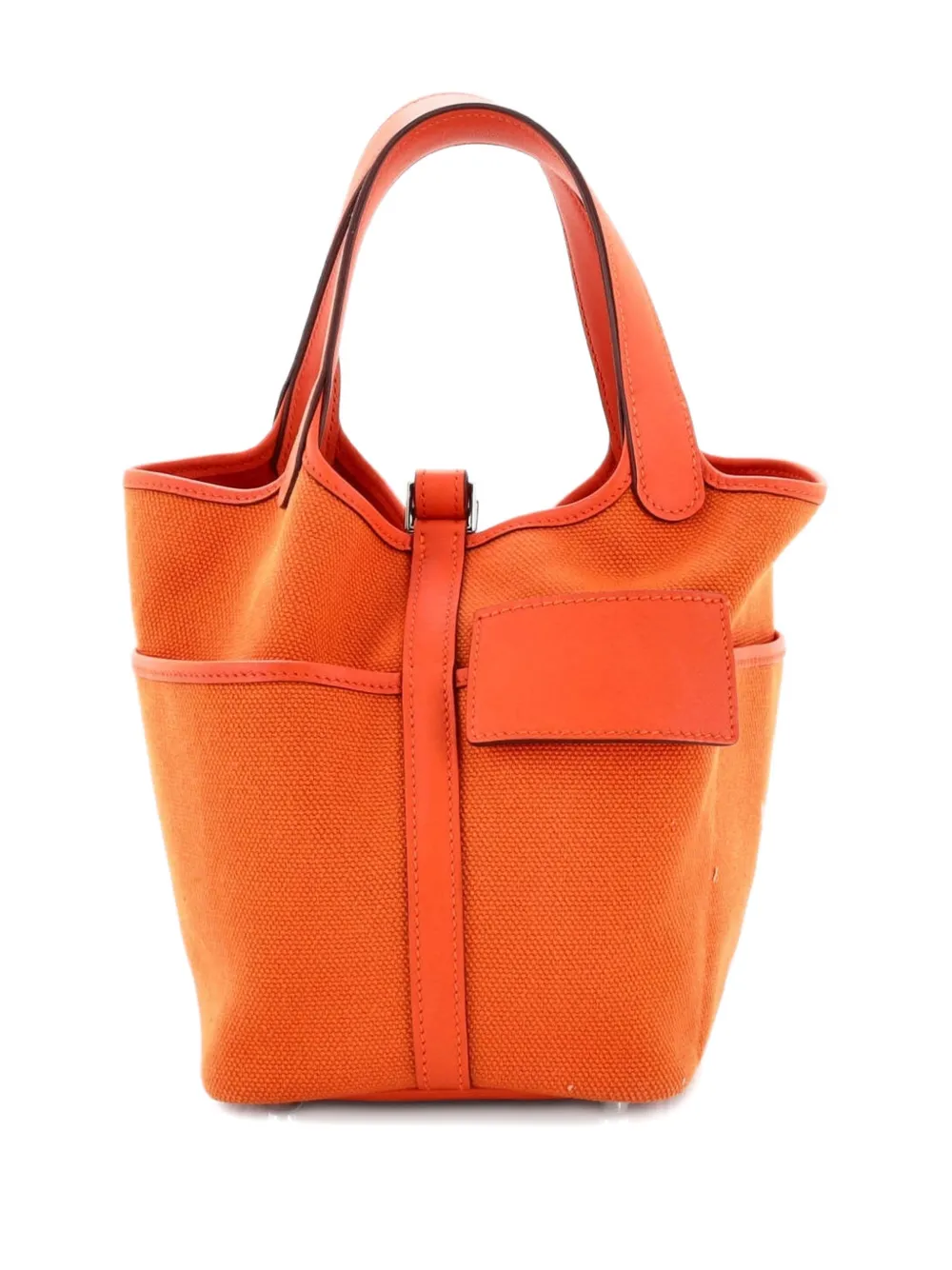 Hermès Pre-Owned Cargo Picotin Lock Bag Canvas and Swift PM bucket bag | Pre-Owned | Image 2