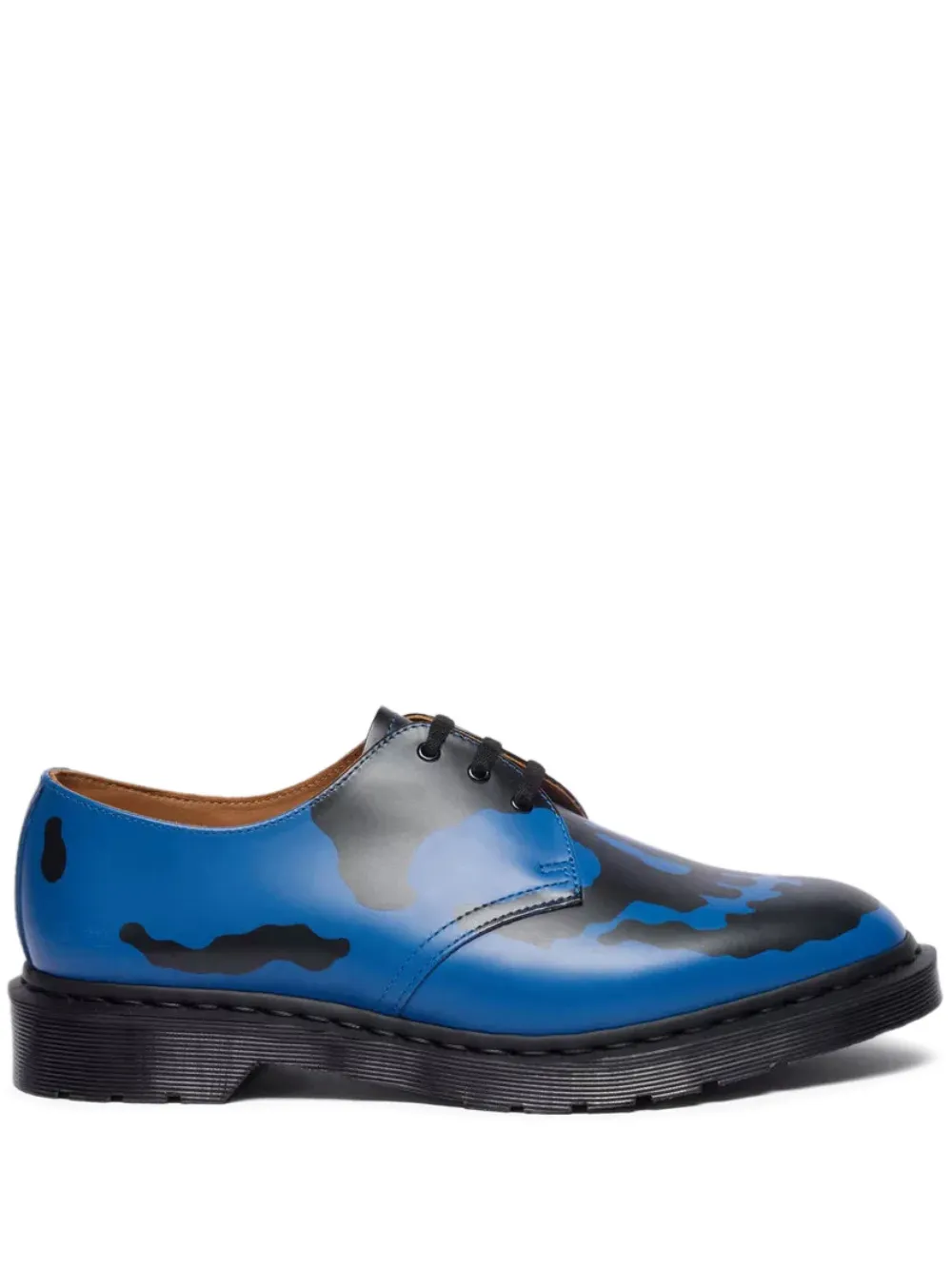 Dr. Martens 1461 skull-print dery shoes Blauw