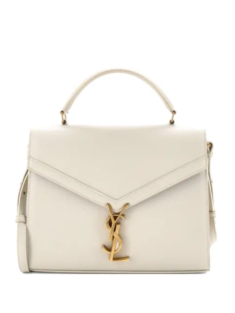 Saint Laurent Pre-Owned Cassandra Top Handle Bag Leather Medium satchel