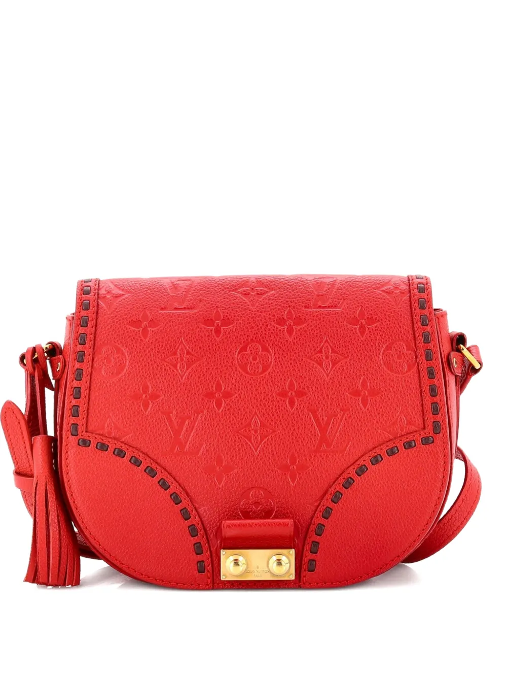 Louis Vuitton Pre-Owned Junot Handbag Monogram Empreinte Leather crossbody bag - Red
