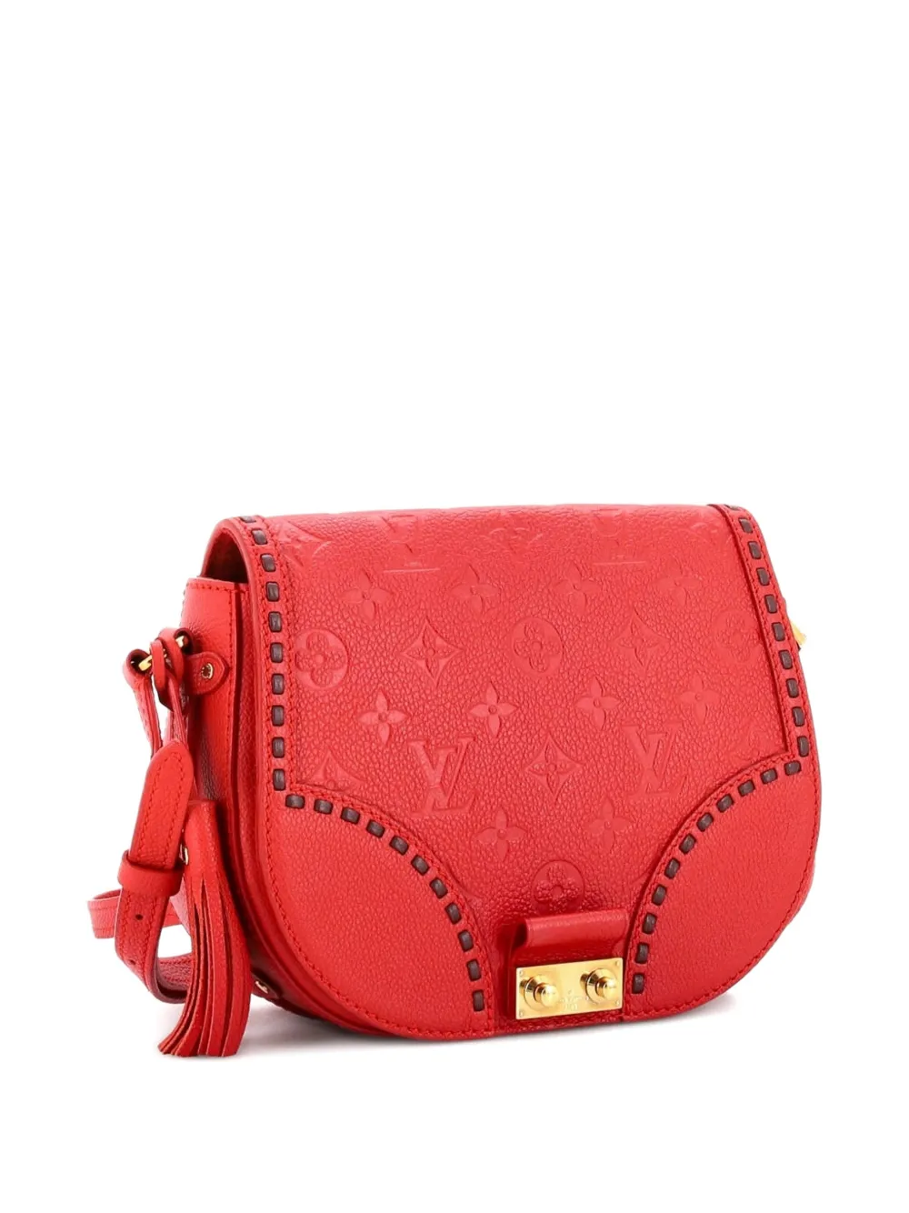 Junot Handbag Monogram Empreinte Leather Crossbody Bag