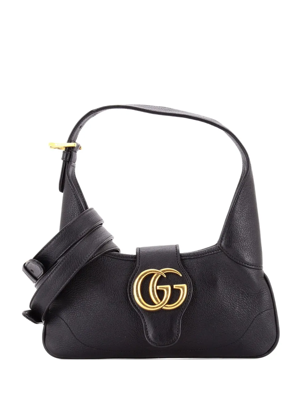 Gucci Pre-Owned Monochrome Aphrodite Leather Small shoulder bag - Nero