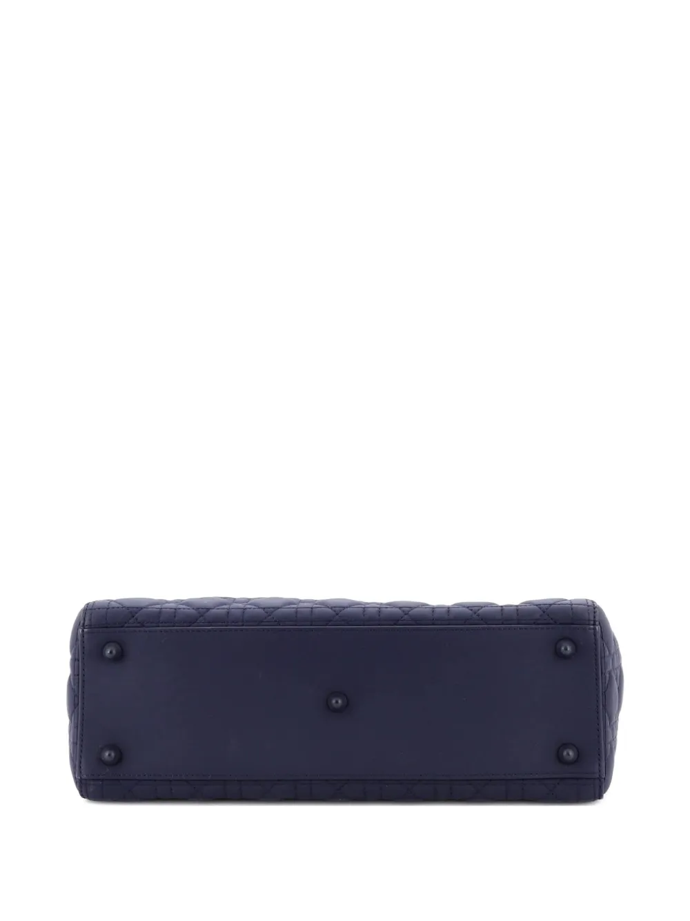 Ultra Matte Lady Dior Bag Cannage Quilt Calfskin Large Satchel