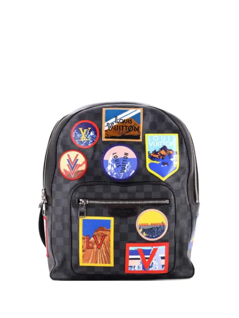 Louis Vuitton Pre-Owned mochila Josh Alps Patches Damier Graphite