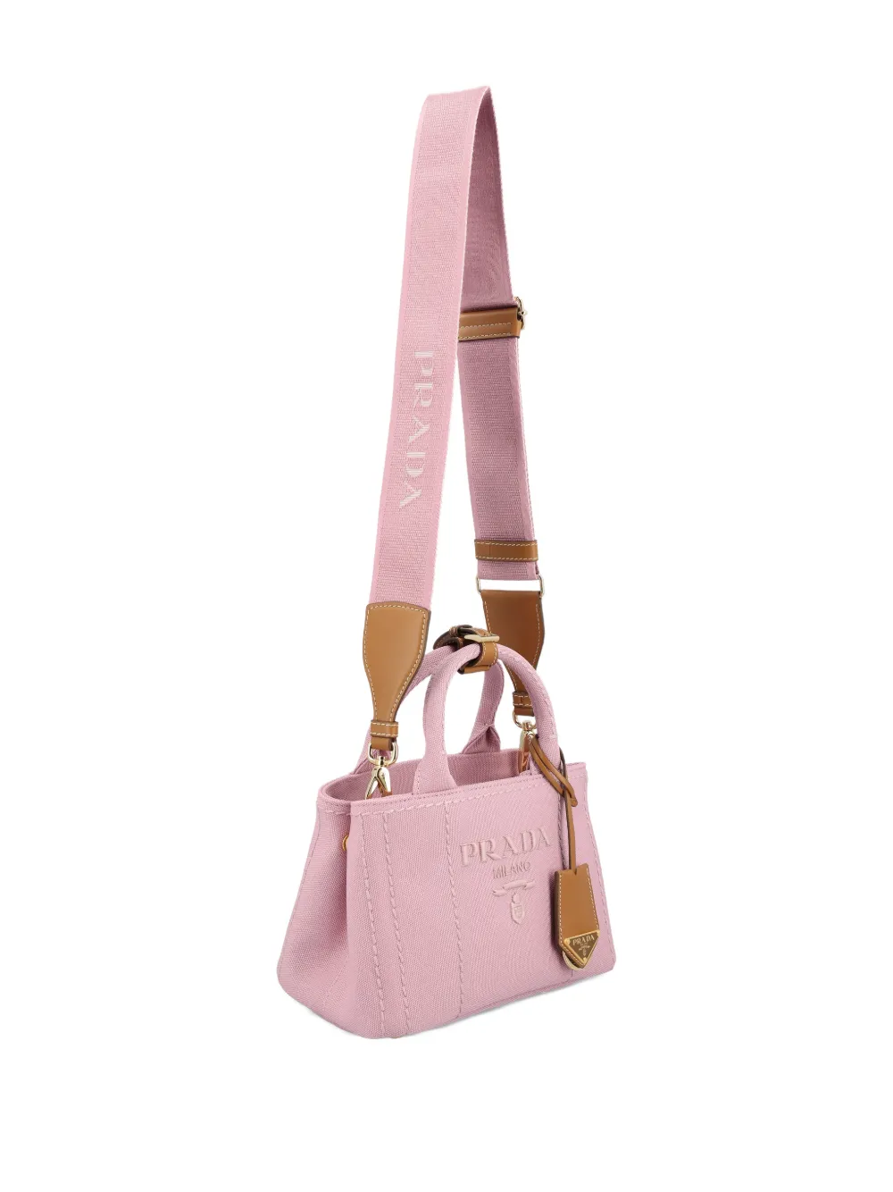 Prada Katoenen mini-shopper Roze