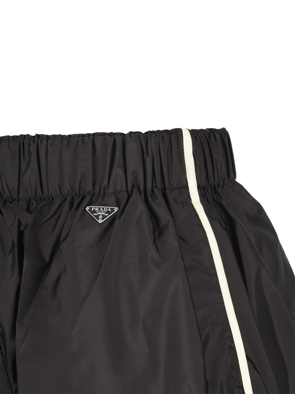  Prada Triangle-logo Shorts - Black 