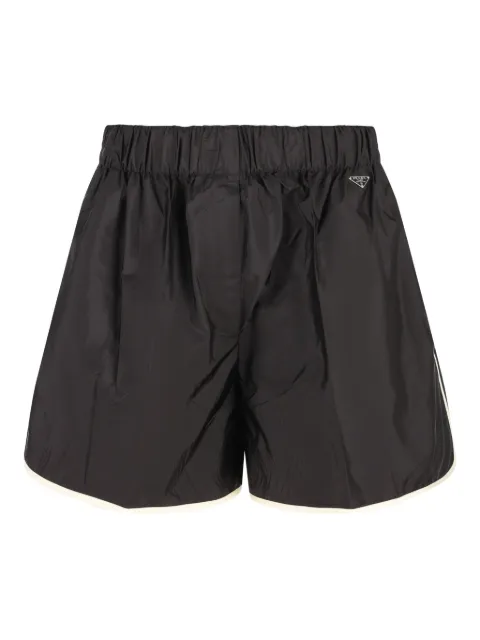Prada elasticated-waistband trim shorts