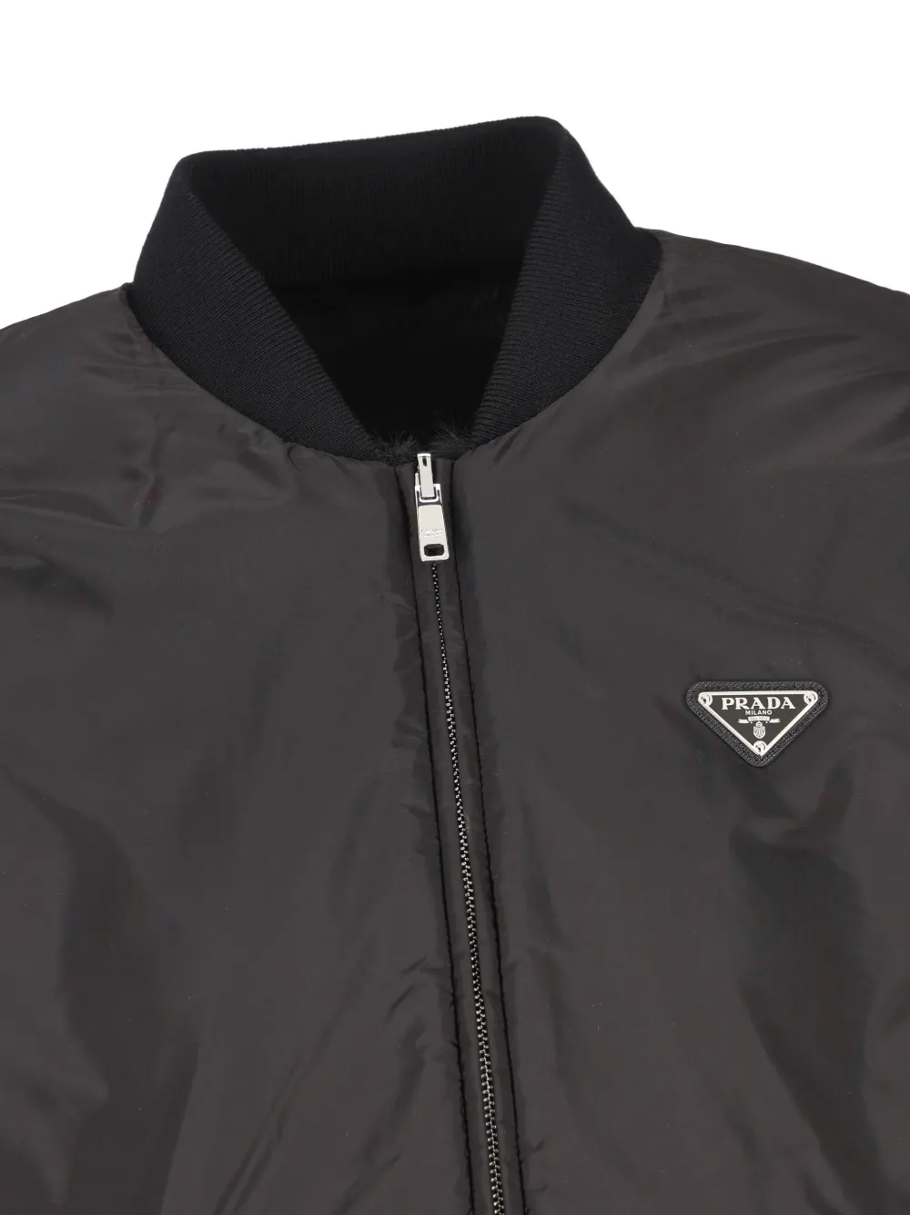 Prada Jack van imitatiebont met logo Zwart