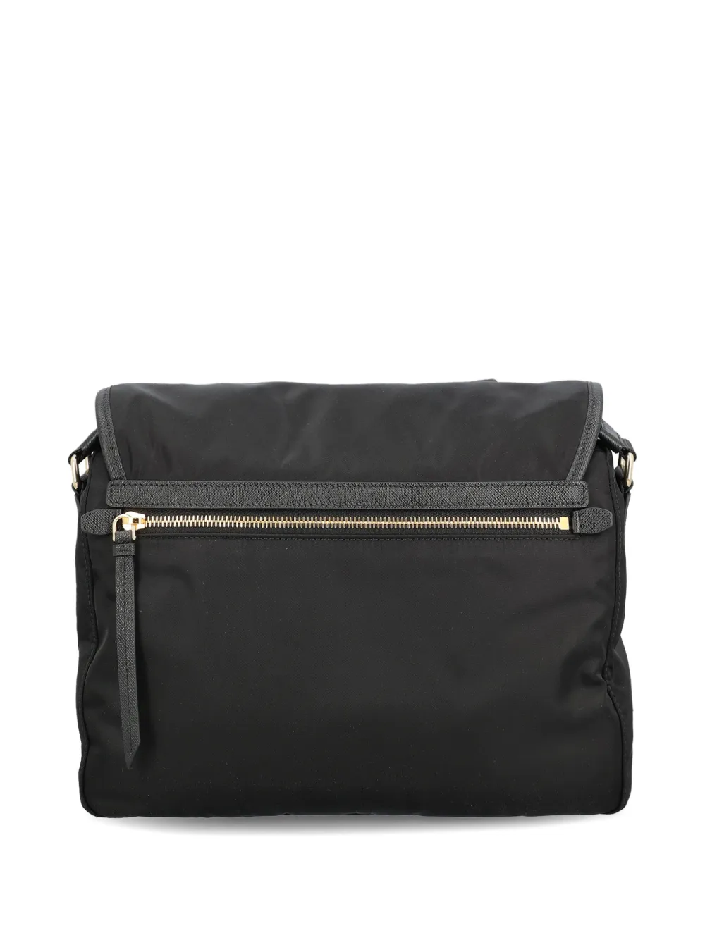 Prada buckle strap shoulder bag - Zwart