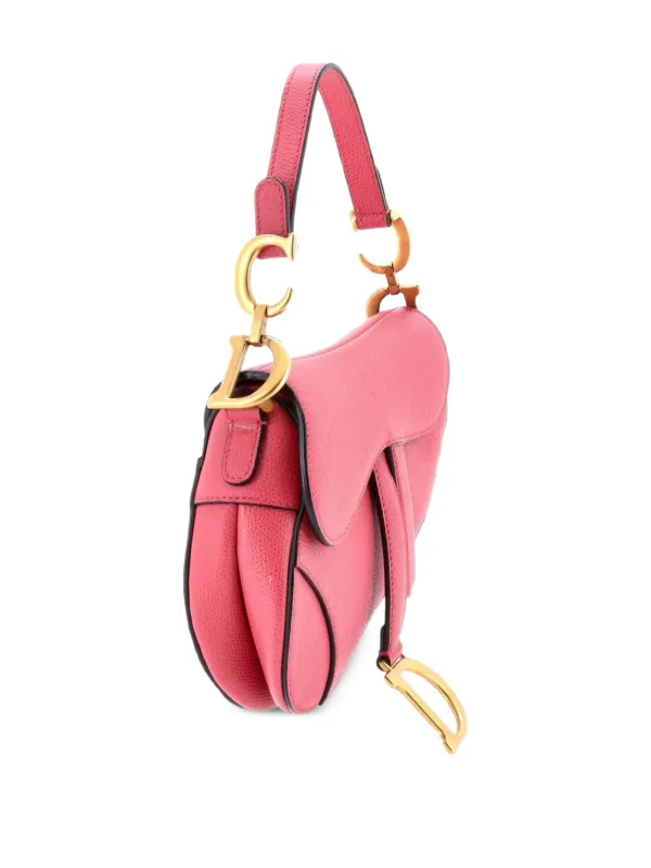Christian Dior Pre-Owned サドル ハンドバッグ レザー ミニ