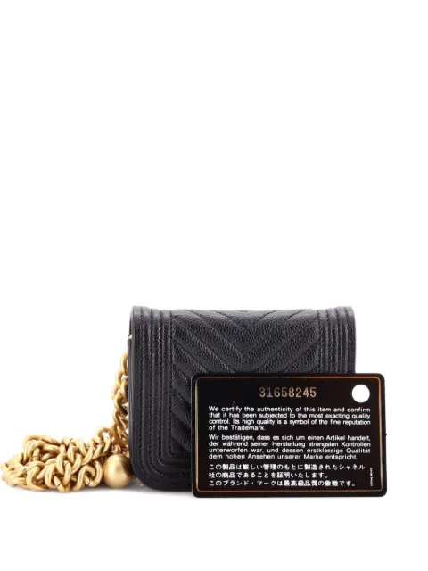 CHANEL Pre-Owned Boy Flap Chain Chevron Caviar belt bag
