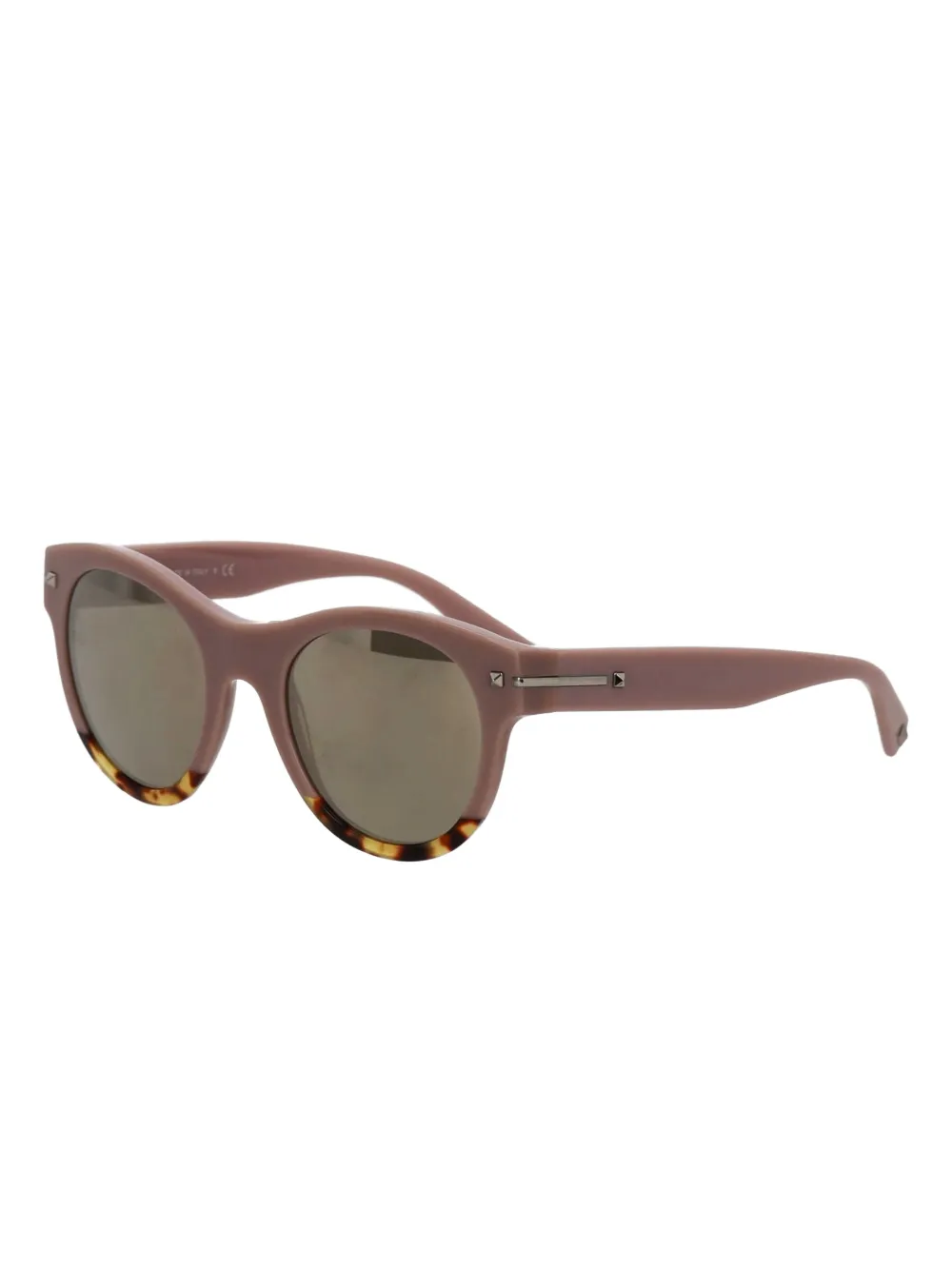 VALENTINO GARAVANI EYEWEAR tortoiseshell rockstud sunglasses - Roze