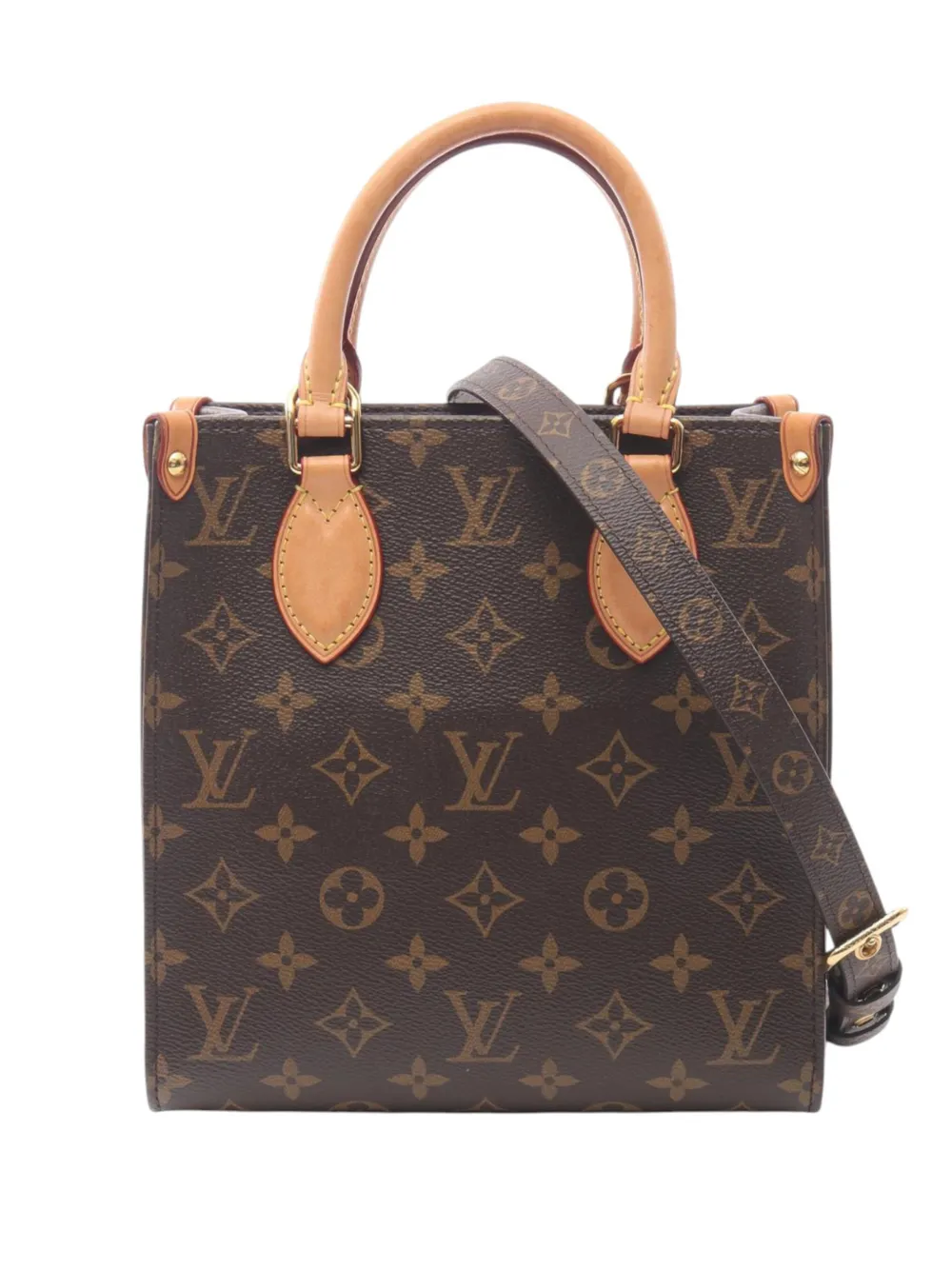 Louis Vuitton Pre-Owned 2021-2025 Monogram Sac Plat BB satchel - Marrone