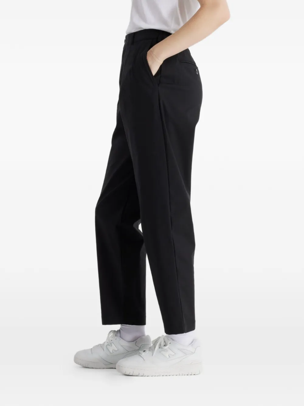 New Balance Boylston tapered trousers - Zwart