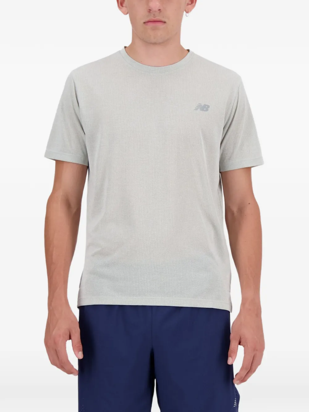 New Balance Athletics crew-neck T-shirt - Grigio