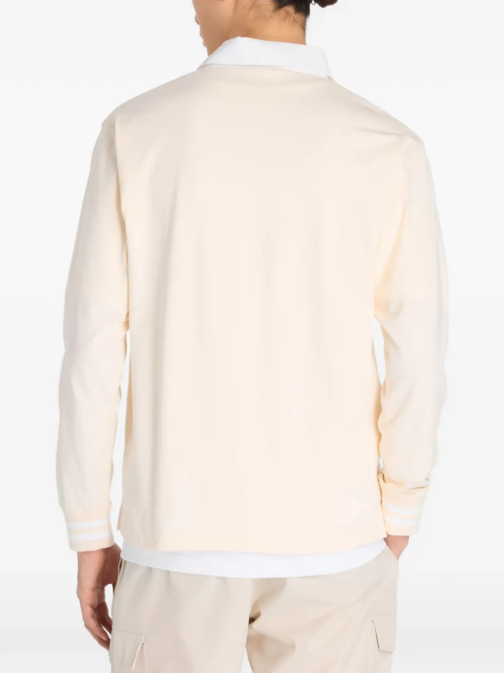 New Balance Rugby poloshirt met lange mouwen Beige