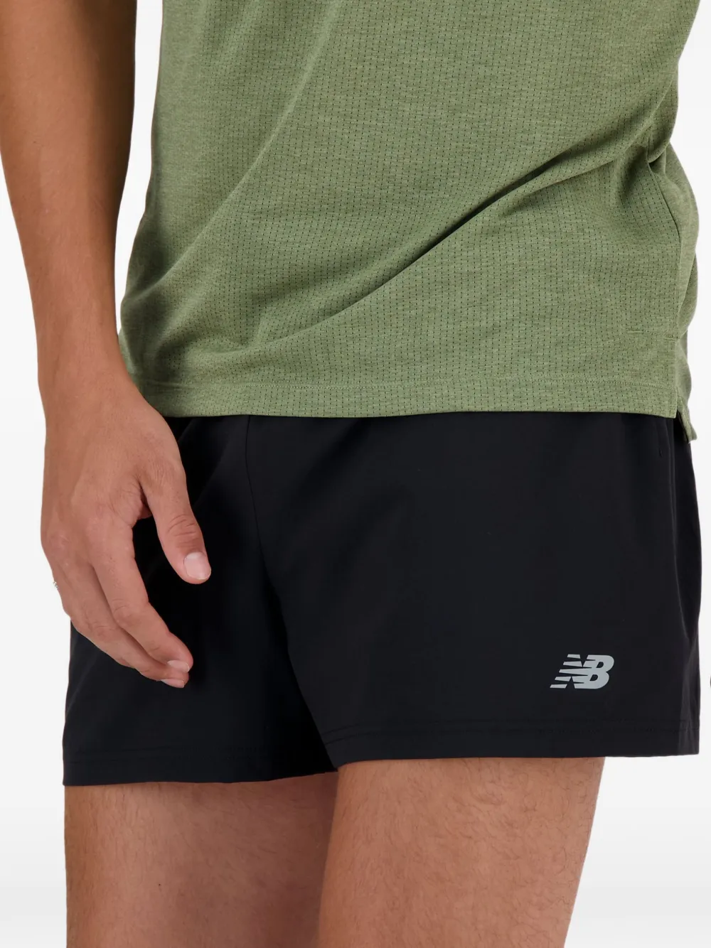New Balance Sport Essential 3" trainingsshorts Zwart