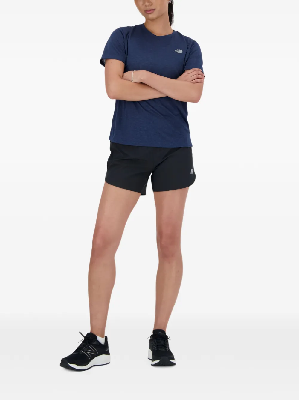 New Balance Athletics T-shirt met korte mouwen Blauw