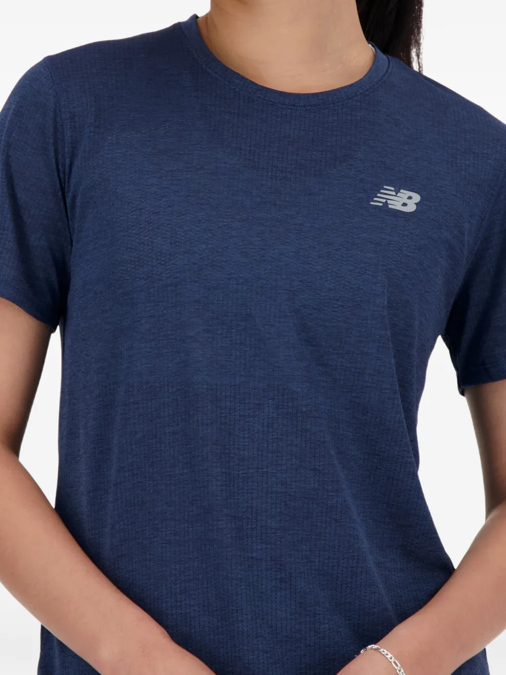 New Balance Athletics T-shirt met korte mouwen Blauw