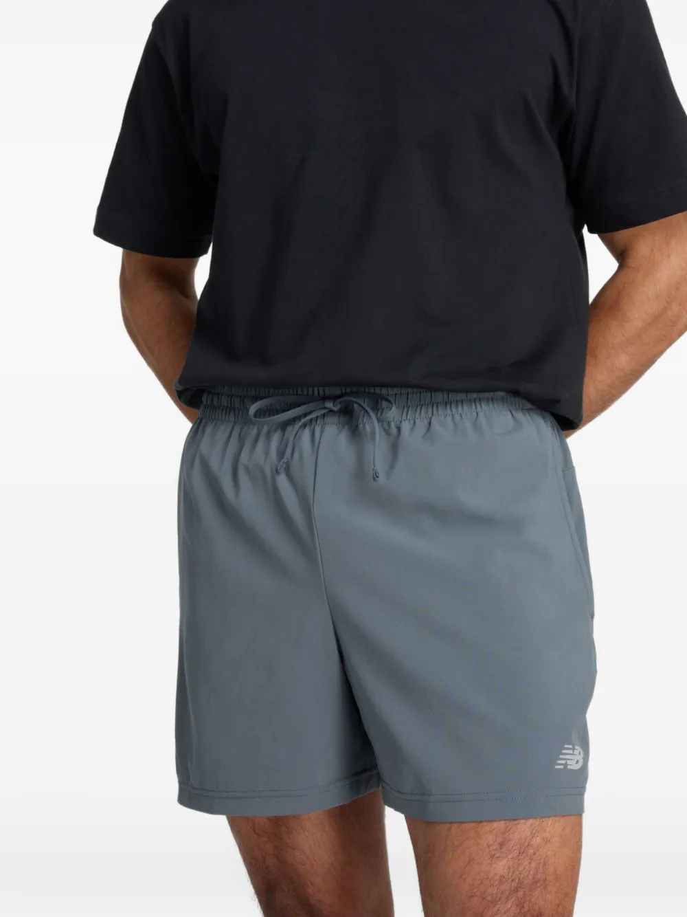 New Balance Sport Essential 5" track shorts - Grigio