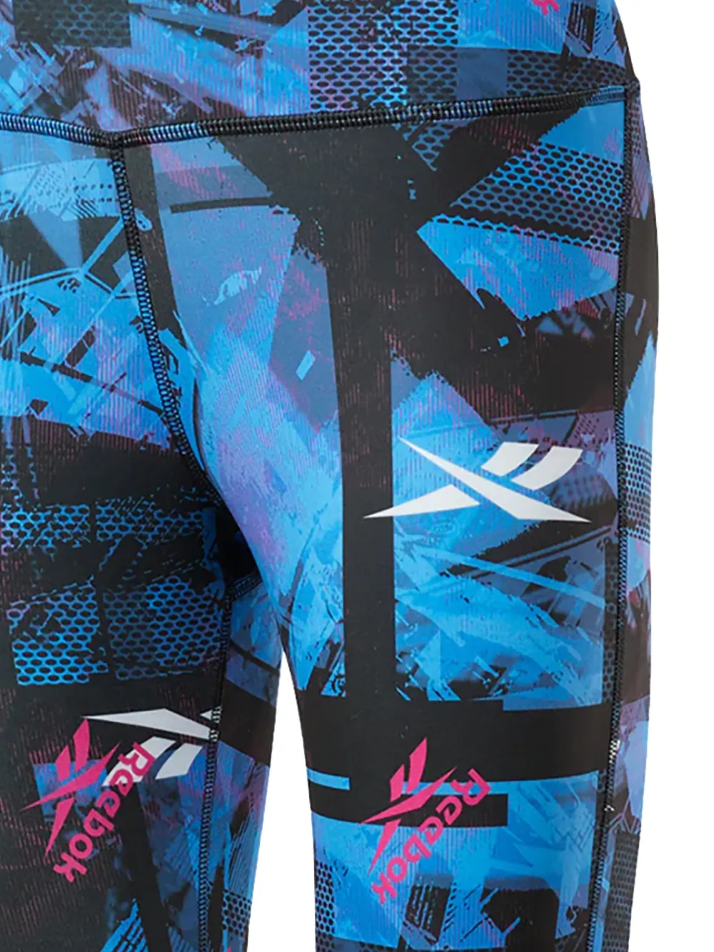  Reebok Printed Leggings - Blue 