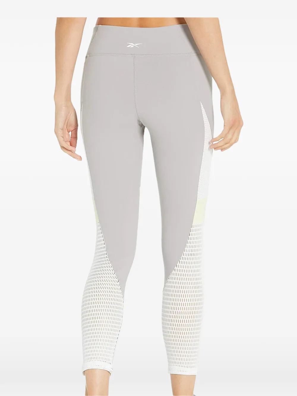  Reebok Colour-block Mesh Leggings - Grey 