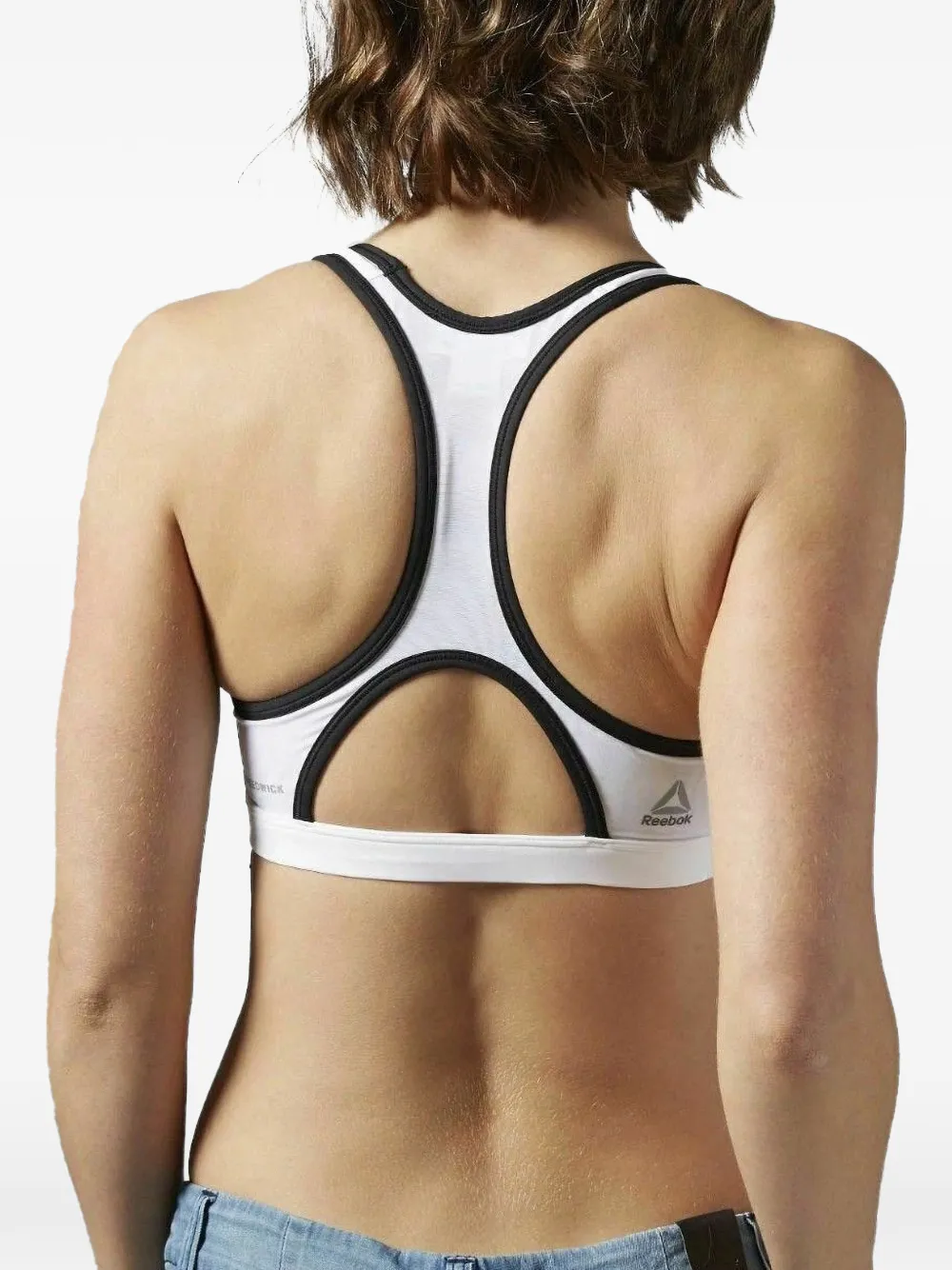  Reebok Hero Racer Bra - White 