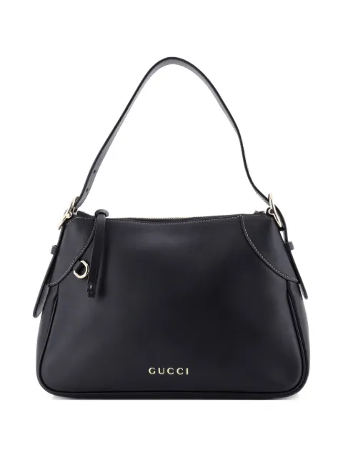 Gucci Pre-Owned Emblem Leather Medium shoulder bag