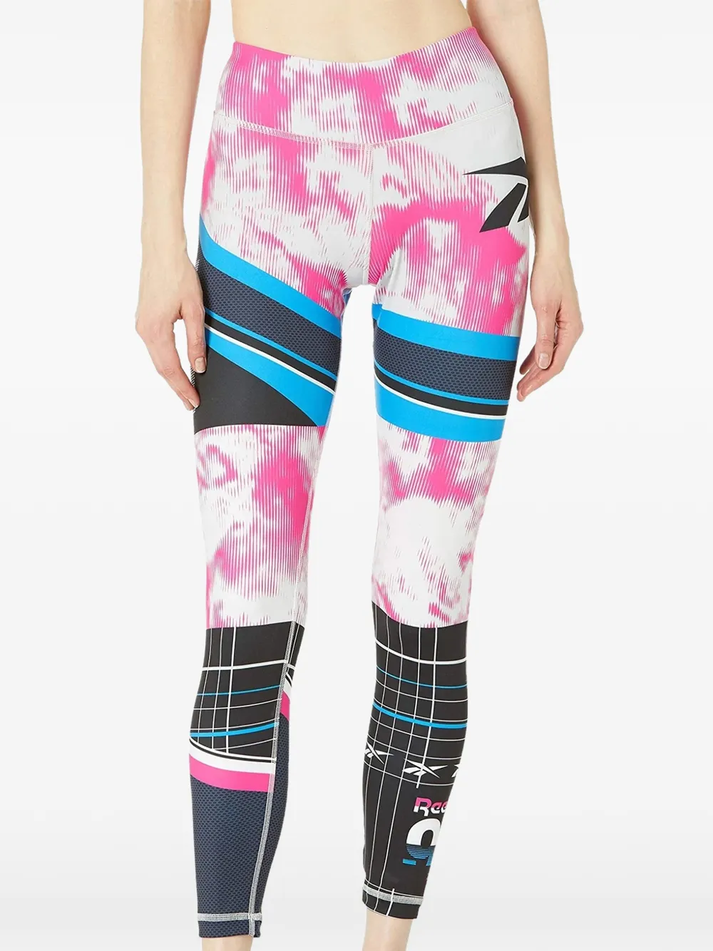 Reebok Leggings Workout Ready MYT AOP Tight WMNS - Rosa