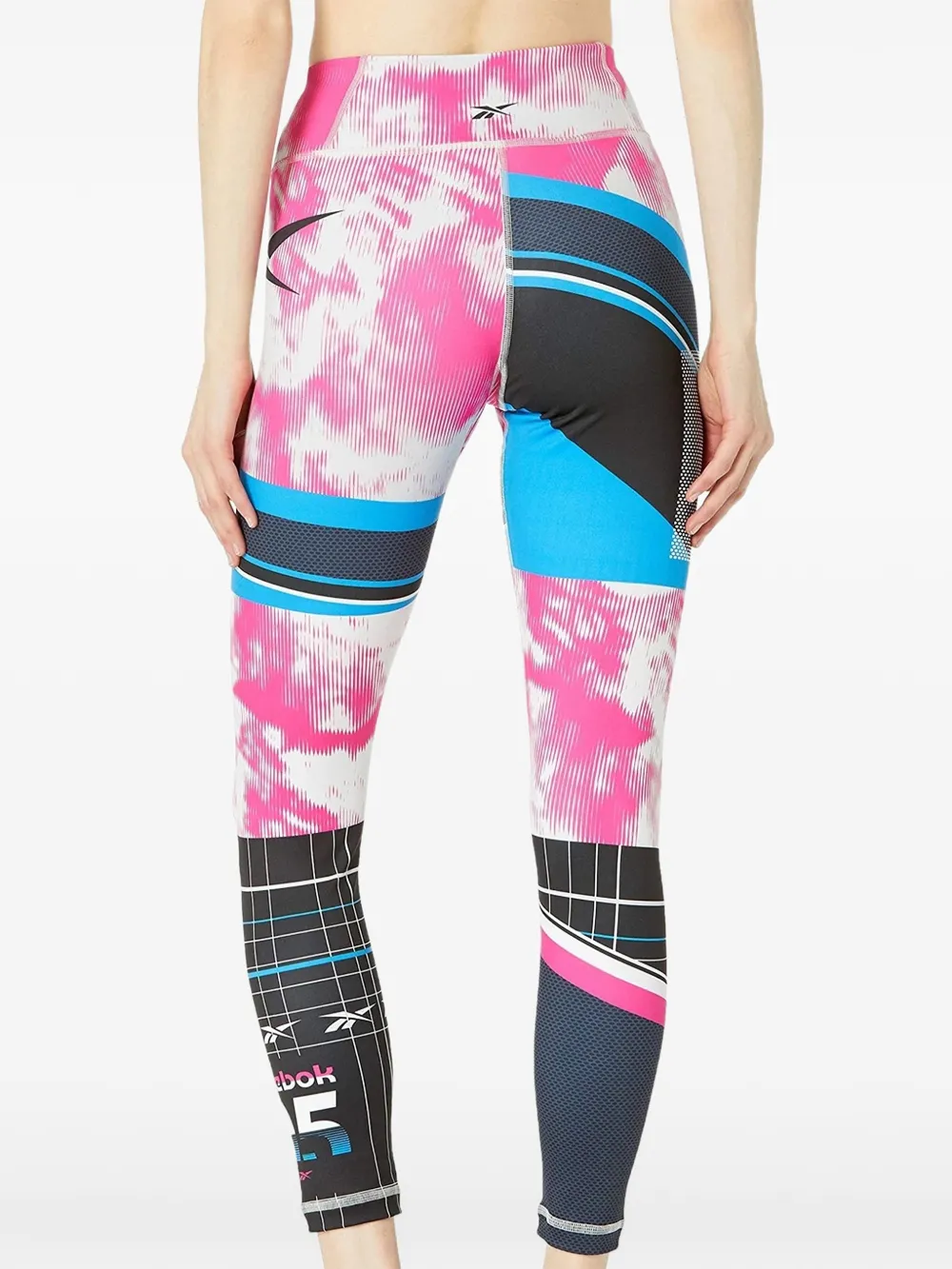  Reebok Workout Ready Myt Aop Tight Wmns Leggings - Pink 