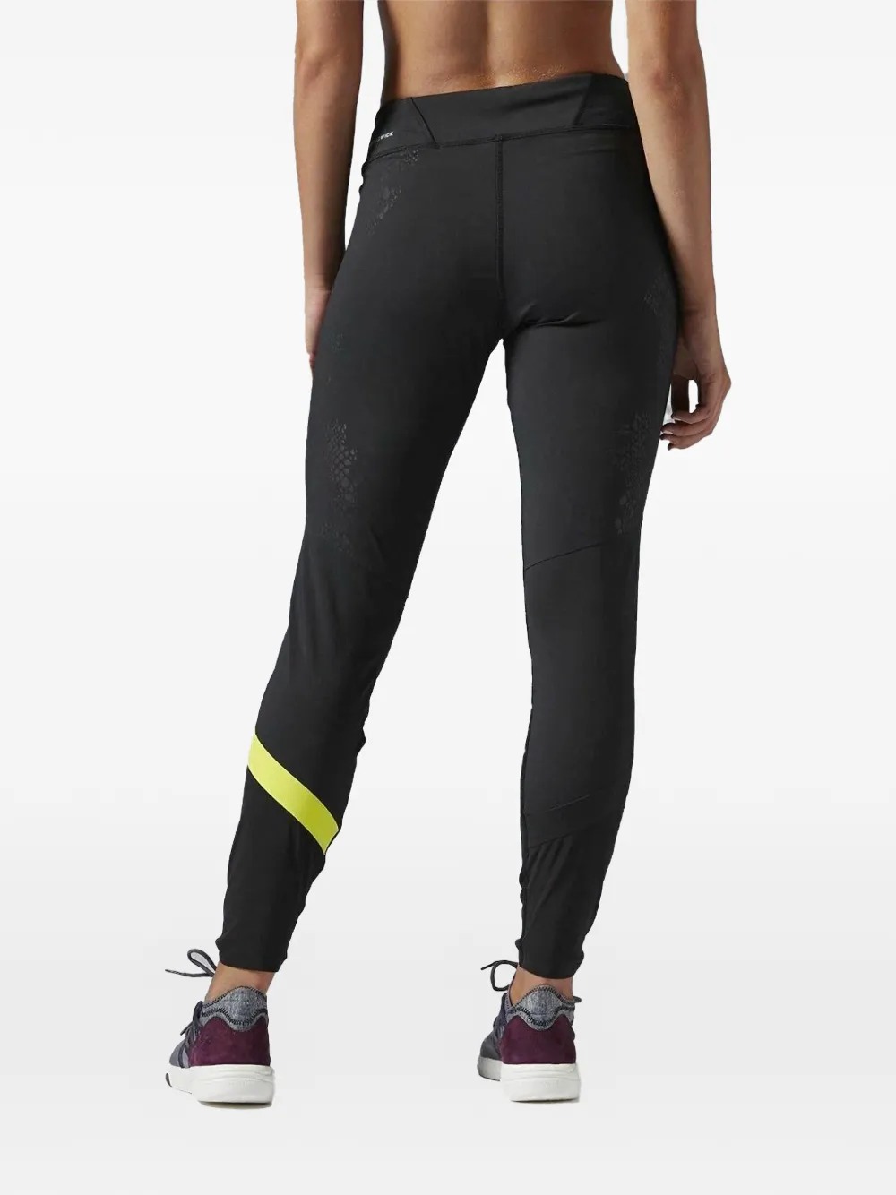 Reebok Legging met elastische taille Zwart