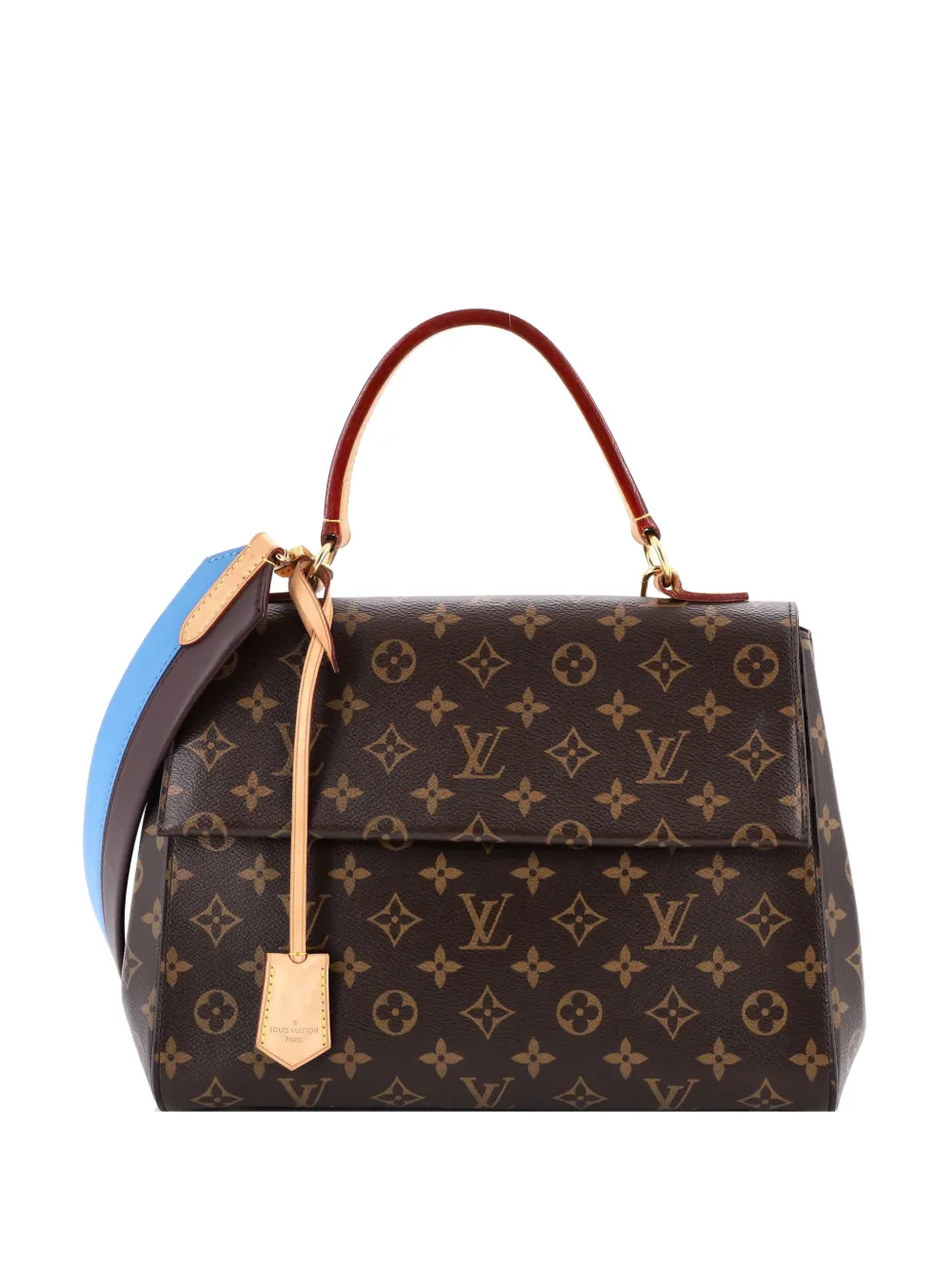 Louis Vuitton Pre-Owned Cluny Top Handle Bag Monogram Canvas MM shoulder bag - Marrone