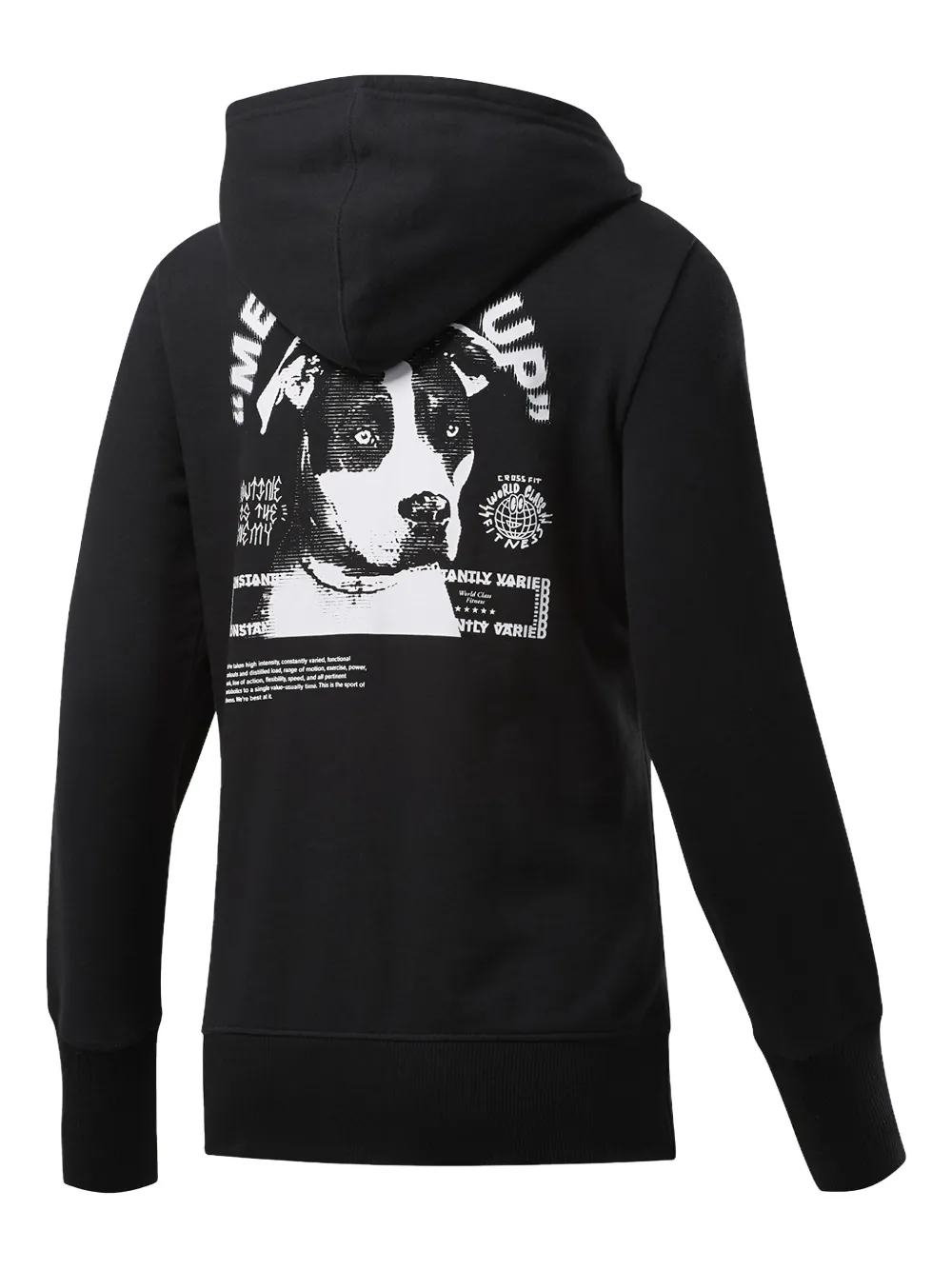 Reebok CrossFit hoodie met rits Zwart