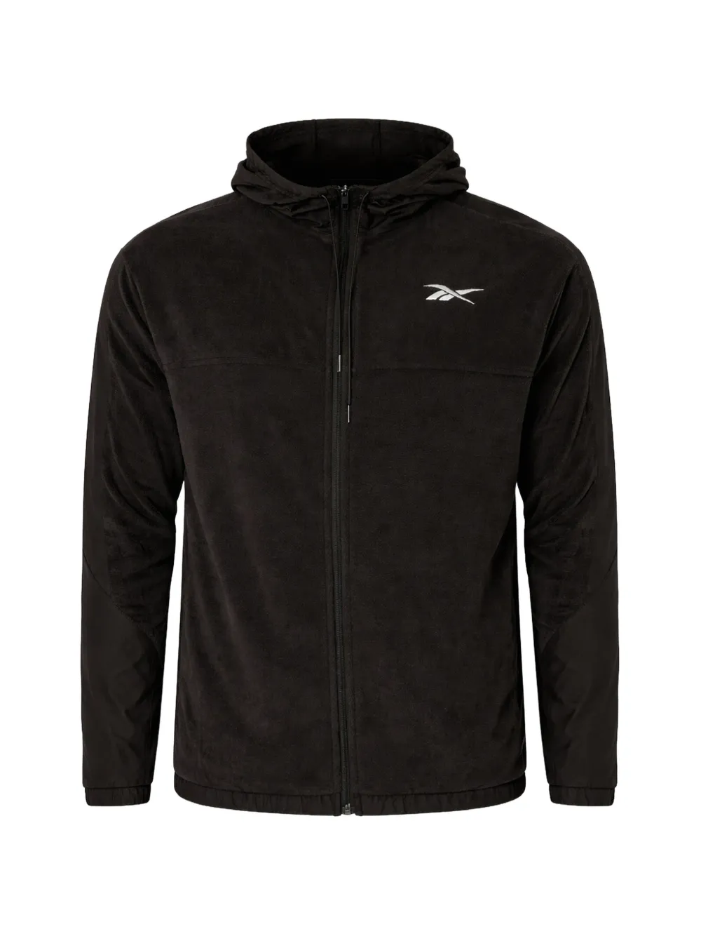 Reebok fleece zip-up hoodie - Schwarz