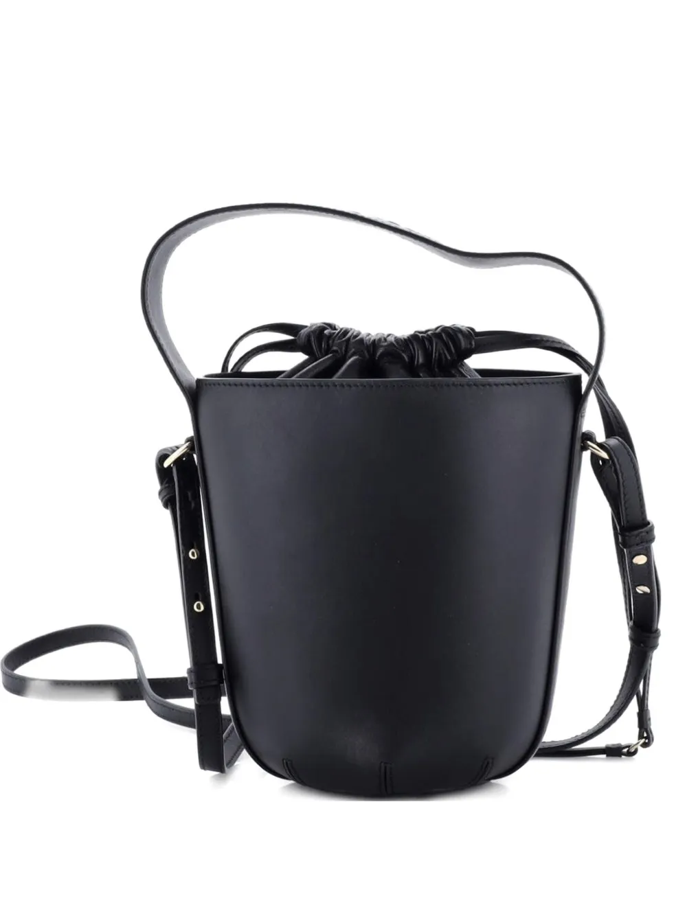Chloé Pre-Owned Sense Drawstring Leather bucket bag | Schwarz | Image 1