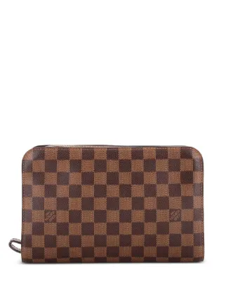 Louis Vuitton Pre-Owned ポシェット サンルイ ダミエ クラッチバッグ