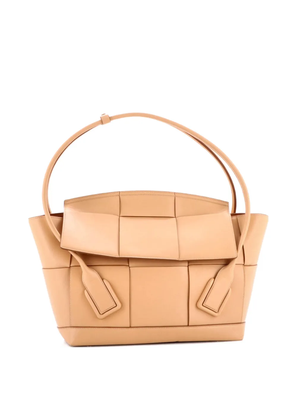 Bottega Veneta Pre-Owned Arco Bag Maxi Intrecciato Leather Medium shoulder bag - Marrone