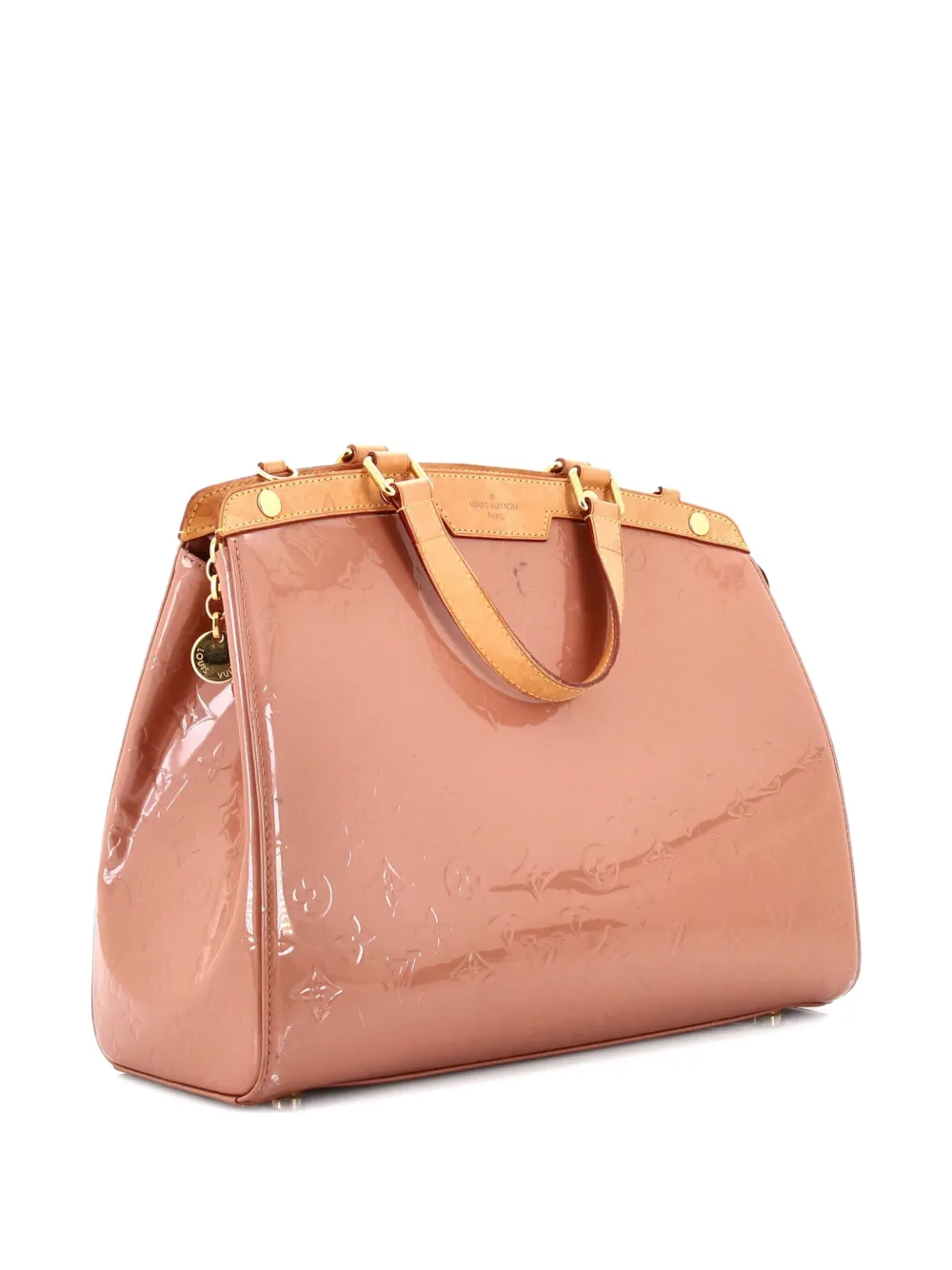 Louis Vuitton Pre-Owned Brea Handbag Monogram Vernis GM tote bag - Toni neutri