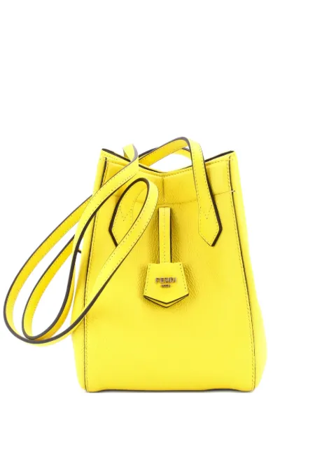 Fendi Pre-Owned Origami Leather Mini tote bag